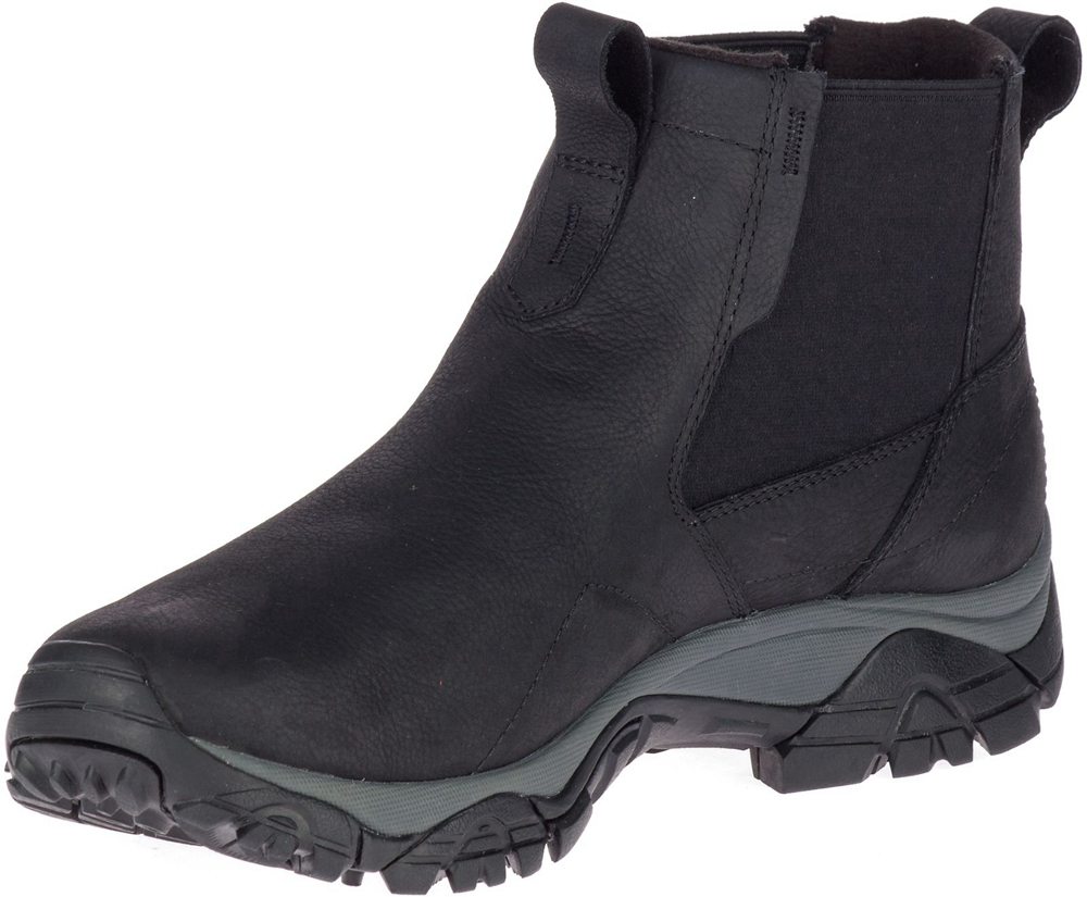 Merrell Støvler Herre - Moab Adventure Chelsea Waterproof Wide Width - Sort - QZC809716